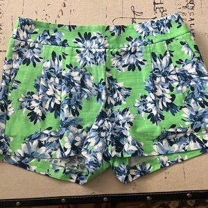 J.Crew floral linen and cotton blend shorts. Size 6.